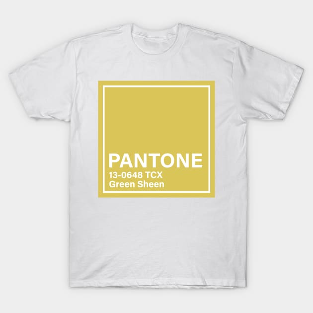 pantone 13-0648 TCX Green Sheen T-Shirt by princessmi-com